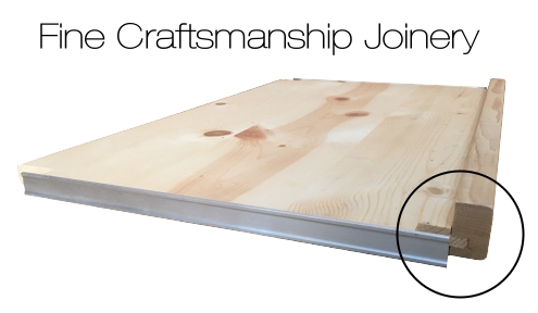 The beauty of real solid wood